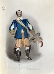 Antonio Tamburini (1800-76) en tant que Riccardo dans 